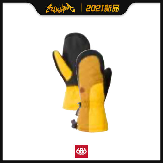 2021 686 Youth Heat Insulated Mitt Sub Yellow Colorblock M 商品图0