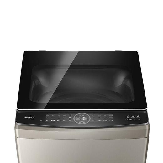 惠而浦 朗净系列10公斤 全自动波轮家用洗衣机 高温加热洗桶除菌DD变频电机WVD101521BRG流沙金 商品图2