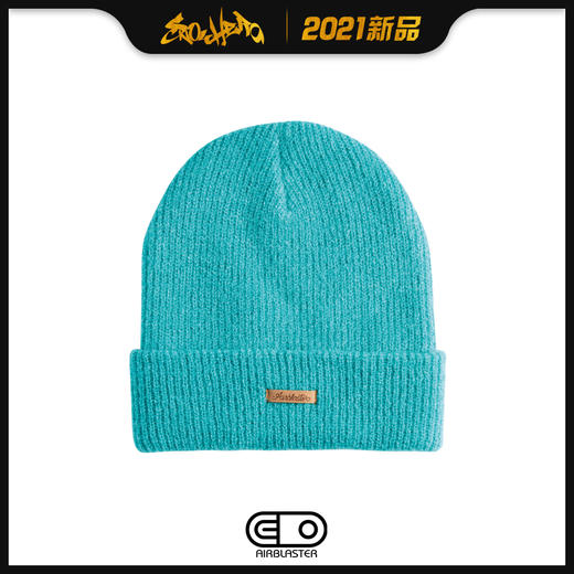 2021 AIRBLASTER Nicolette Mohair Beanie-Aqua 商品图0