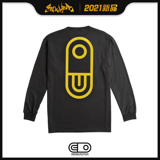 2021 AIRBLASTER Team LS Tee-Black S 商品图0