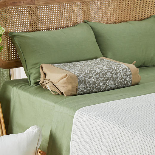 亚麻枕荞麦壳枕头可调节枕成人荞麦枕 商品图3