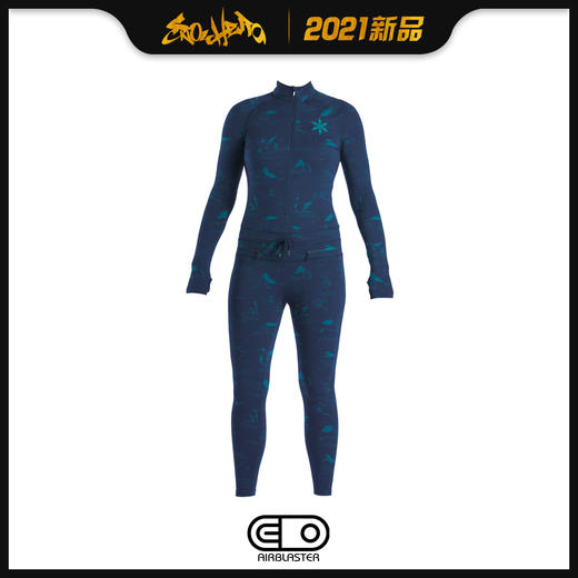 2021 AIRBLASTER Hoodless Ninja Suit-HE Navy S 商品图0