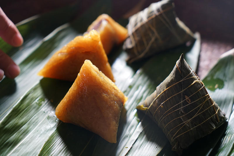 1100直播1元秒杀风味源乡窈口豆沙馅灰汤粽10个