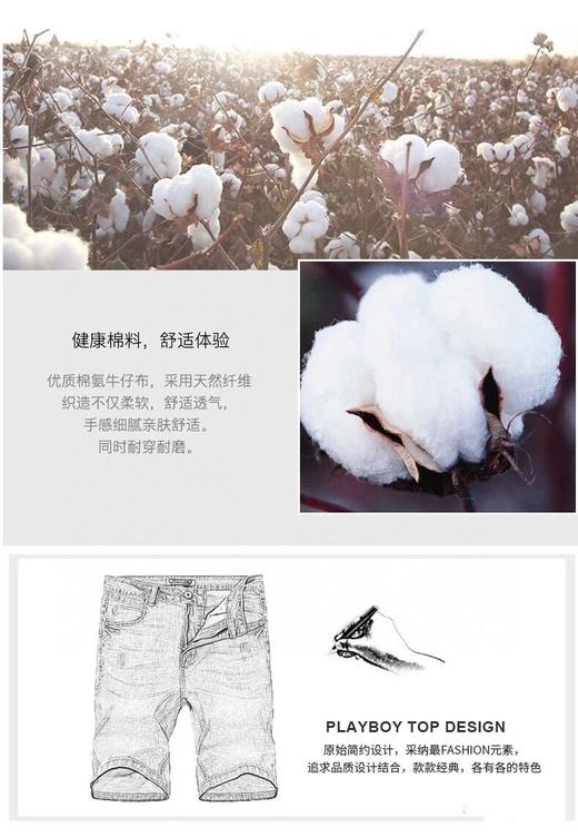 牛仔中裤7873 商品图5