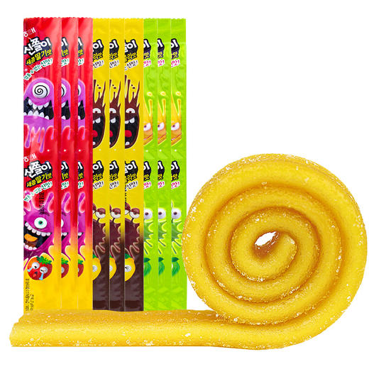 【5条】海太长条软糖27g*5(草莓/苹果/柠檬可乐味多口味可选) 商品图4