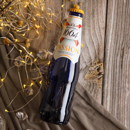 1664百香果风味啤酒瓶装330ml6330ml12330ml24