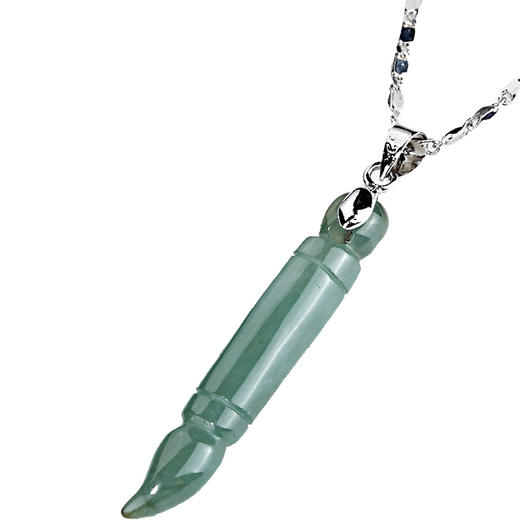 董易奇开光文昌笔翡翠玉吊坠助考试助学业旺事业项链男女书包挂件