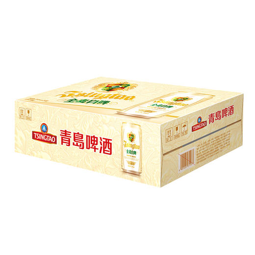 青岛啤酒白啤330ml*24罐/箱 全麦酿造 商品图4