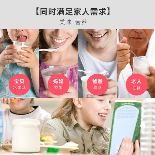 北欧欧慕（nathome）酸奶机家用全自动自制老酸奶机泡菜机米酒机发酵菌 玻璃内胆4分杯 NSN601 商品图3