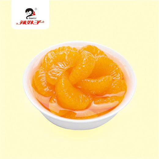 湖南辣妹子糖水桔片爽橘子罐头218g*3瓶装