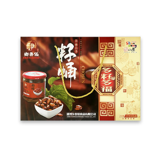 山东特产籽蛹180g*6瓶罐头礼盒下饭菜配菜 商品图0