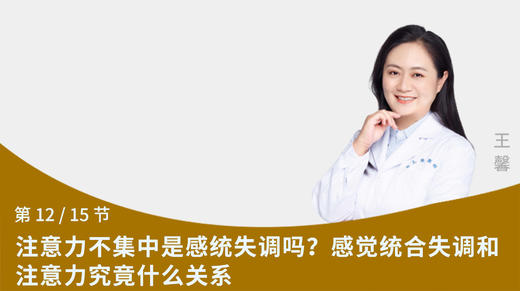 第12节：注意力不集中是感统失调吗？感觉统合失调和注意力究竟什么关系 商品图0