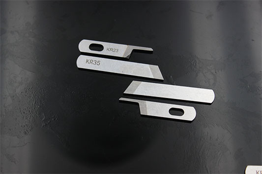 鹰牌拷边机刀片三四线打边车包缝机钨钢刀片 m700银箭737 747上下刀