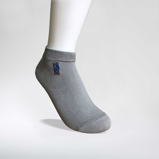 女款 灰色船袜(6双) 大麻护足功能袜 均码 除味 吸汗透气 柔软舒适 抗