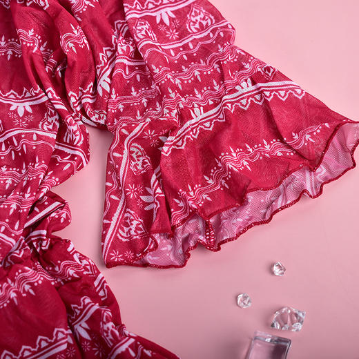 皇家丽美三件套分体泳装女保守小胸显瘦遮肚性感比基尼仙女范Y8171 商品图6