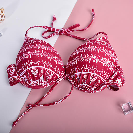 皇家丽美三件套分体泳装女保守小胸显瘦遮肚性感比基尼仙女范Y8171 商品图3