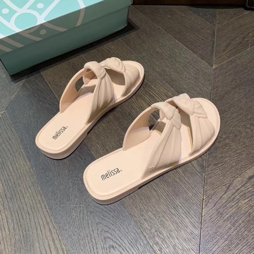 梅丽莎 双排蝴蝶结扣4色拖鞋 - 美言美课