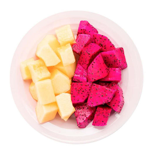 【现切】晓蜜瓜+火龙果1份 商品图0