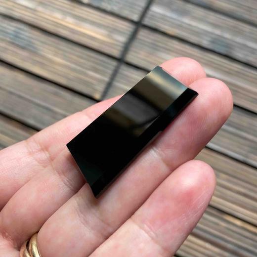 高冰种墨翠平安无事牌 商品图11