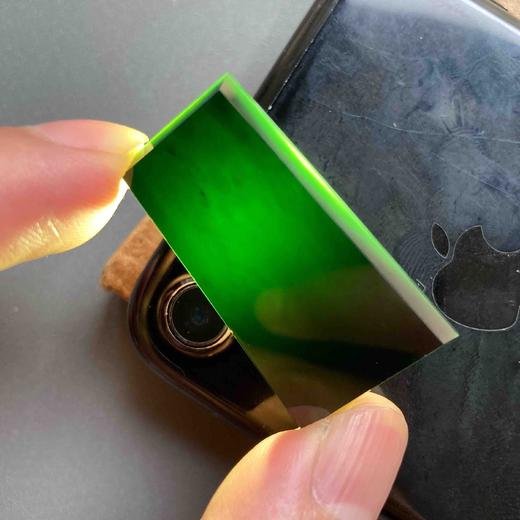 高冰种墨翠平安无事牌 商品图13