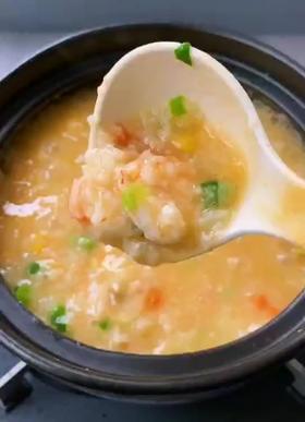 海鲜虾粥