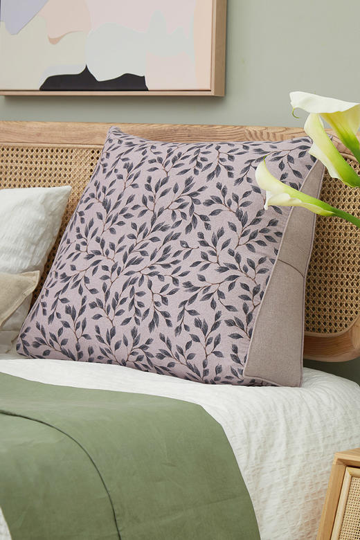 水墨小叶子系列三角枕床靠沙发靠垫腰枕 商品图2