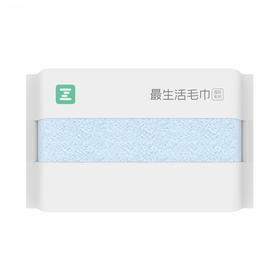  小米（MI）ZUI生活（a-life）小米毛巾 洗脸巾企业积分VOP阿瓦提长绒棉 国民系列 2条装 蓝色+粉色