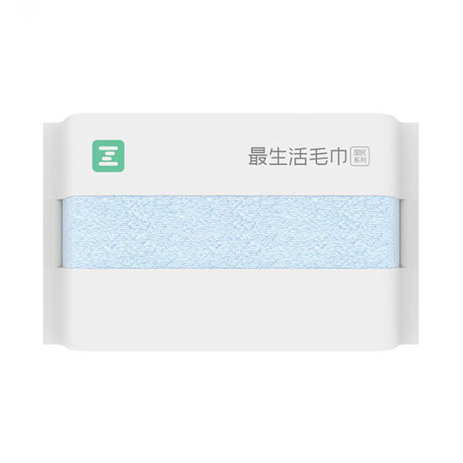  小米（MI）ZUI生活（a-life）小米毛巾 洗脸巾企业积分VOP阿瓦提长绒棉 国民系列 2条装 蓝色+粉色 商品图0
