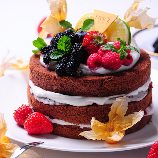 [可可裸蛋糕]naked cocoa cake