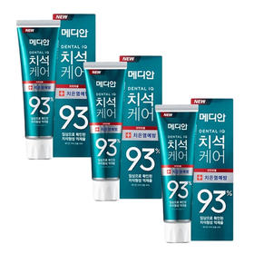 [묶음[메디안 치석케어93% 치은염예방 120g*3
