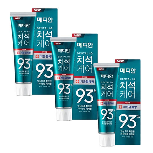 [묶음[메디안 치석케어93% 치은염예방 120g*3 商品图0