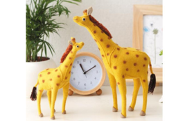 【SUNFELT】亲子毛毡玩偶-长颈鹿一家