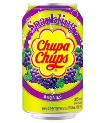 珍啵乐葡萄味汽水345ml 商品图0