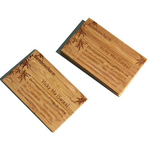 °-创意竹刻名片 个性定制常规款2元/片 商品图3