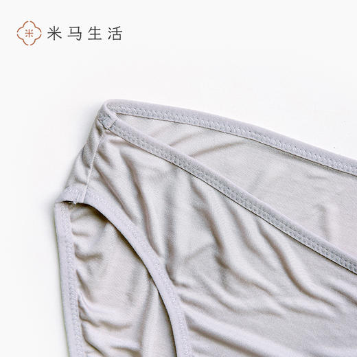 代发 米马杂货 中腰桑蚕丝经济内裤 性感大妈性价比之选 商品图1