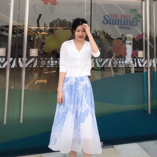 2E5953--铅白针织衫--芙蕖渌波--《洛神赋》 商品图3