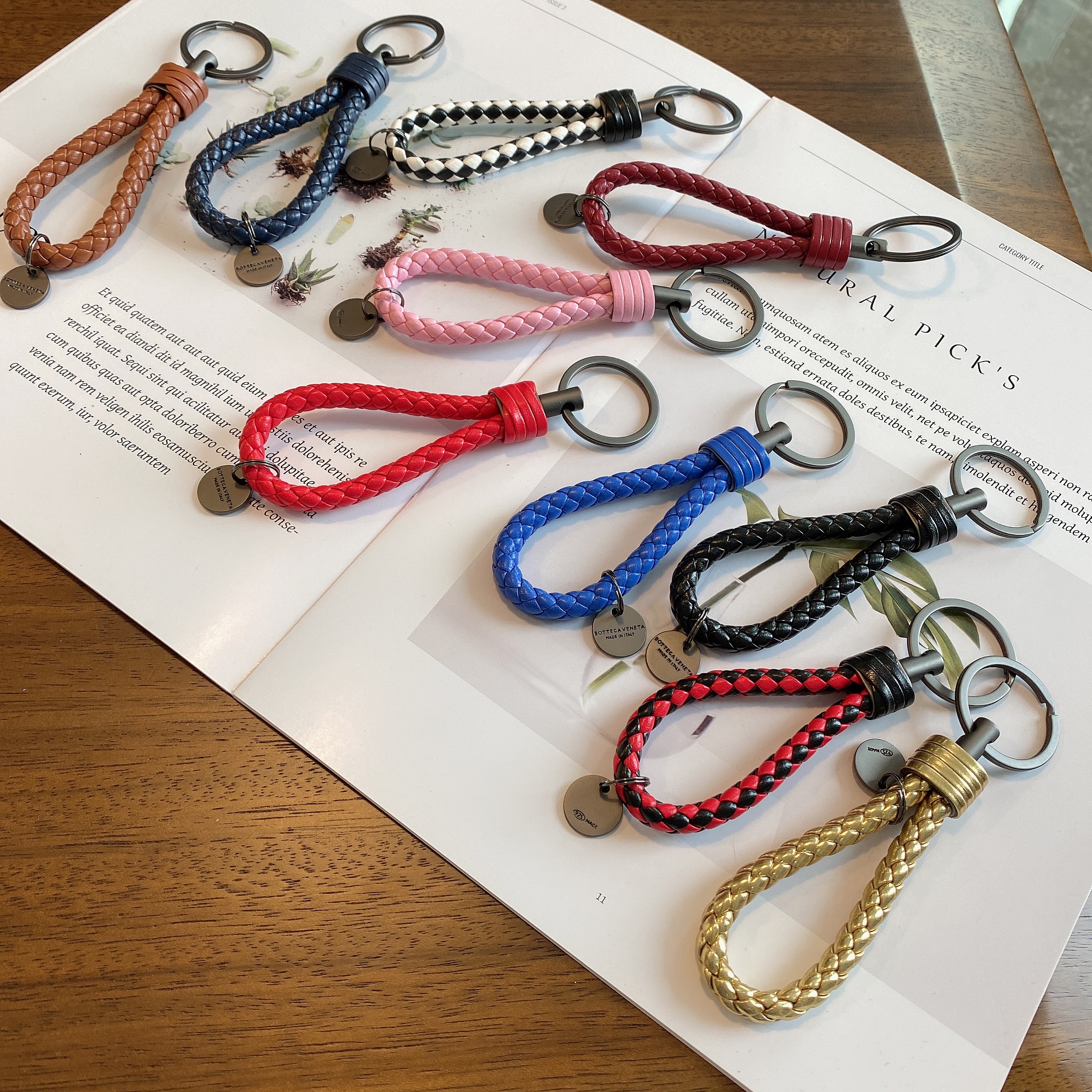 bv羊皮编织钥匙扣 - mfdz品质服饰