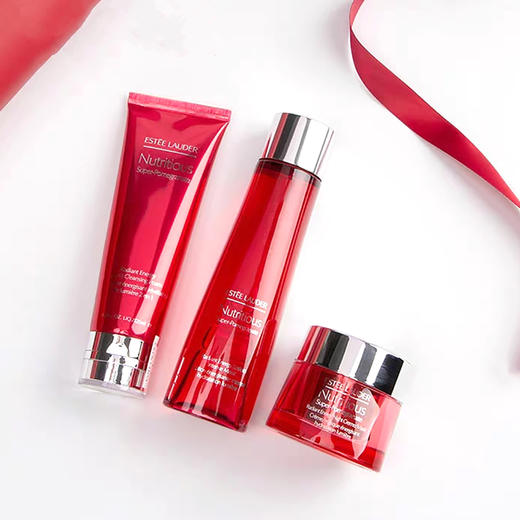 雅诗兰黛 红石榴套装鲜活三件套 洁面+爽肤水+晚霜 ESTĒE LAUDER/estee lauder【CDF】 商品图0