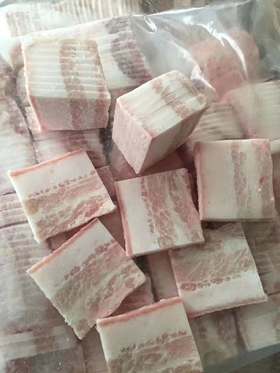 蒲城大红门（红门小厨）冰鲜猪带皮槽头片10kg
