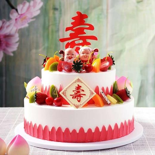 寿公寿婆祝寿蛋糕 商品图0