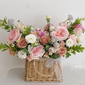 花艺 陌上花开·花篮