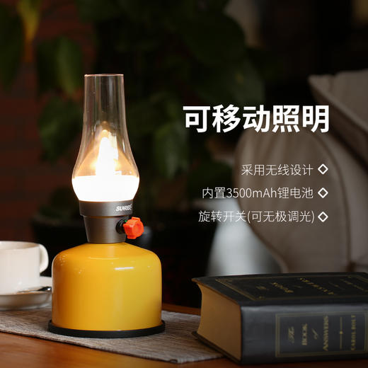 山力士 led复古灯 可充电移动照明灯 环保设计 商品图1