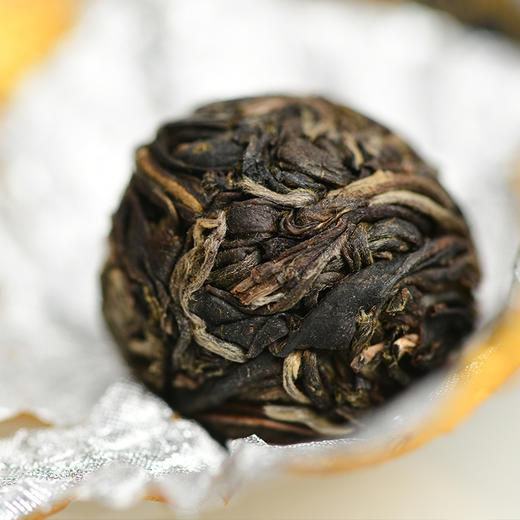 【云海肴普洱生茶】精选景迈山上大叶种  易携带龙珠散叶茶 一颗一泡 100g/罐 中秋送礼礼盒推荐 商品图5