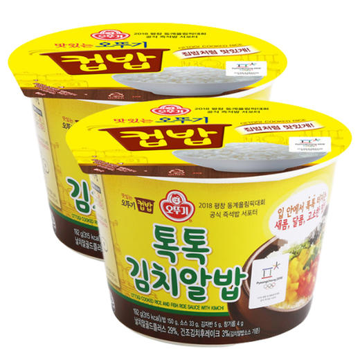  [2捆绑]不倒翁 泡菜鱼籽饭192g*2【中】 商品图0