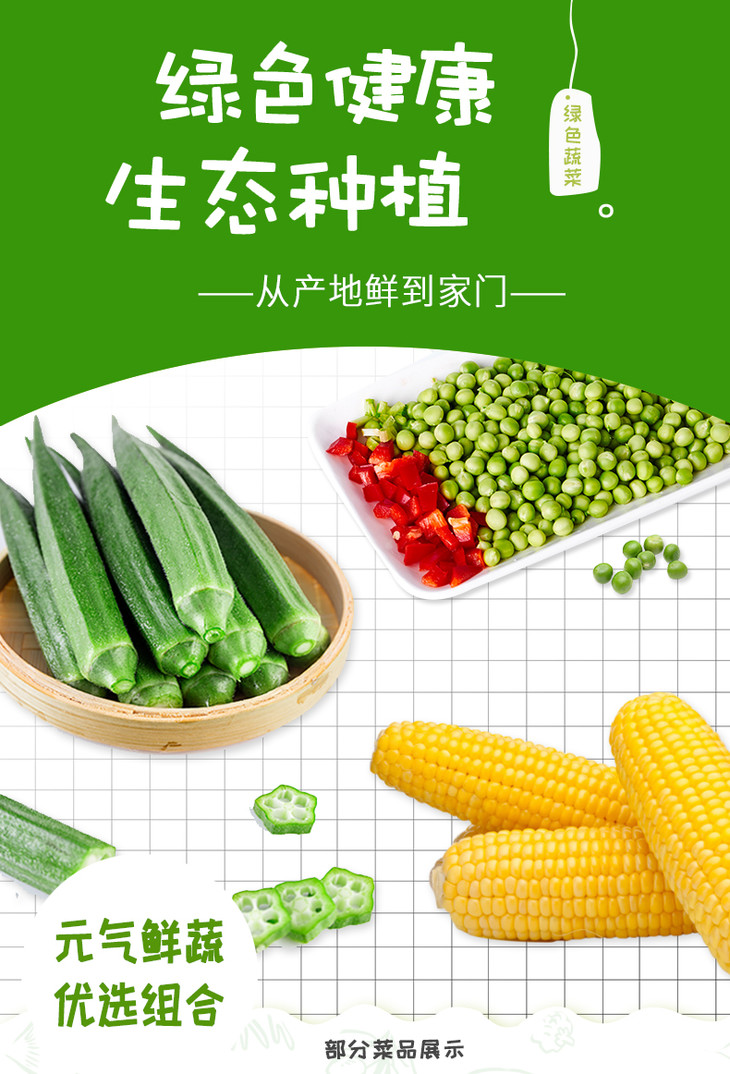 时令鲜蔬(7斤重蔬菜混合搭配)省内包邮