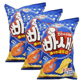 [묶음]해태 빠새 바삭한 새우칩60g*3