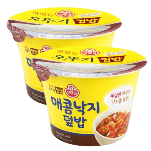 [2捆绑]不倒翁 辣炒章鱼盖饭250g*2【中】 商品图0