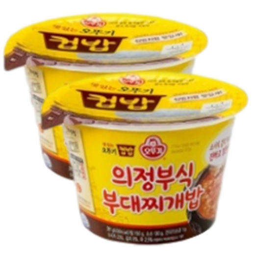 [묶음]오뚜기 맛있는 컵밥 의정부부대찌게281g*2 商品图0