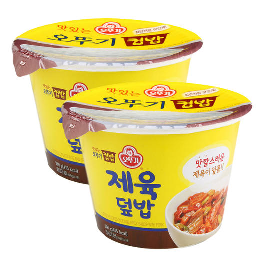 [묶음]맛있는 오뚜기 컵밥 제육덮밥280g*2 商品图0