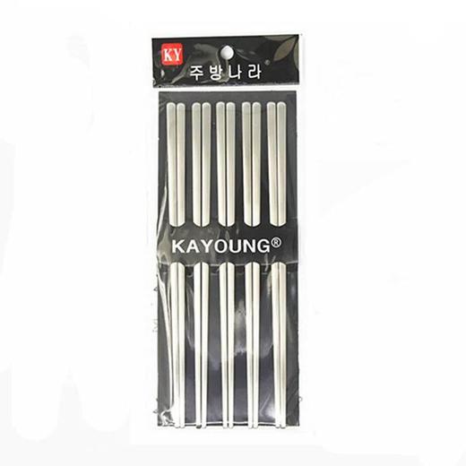 KY 타원형속빈스텐젓가락5P 商品图0